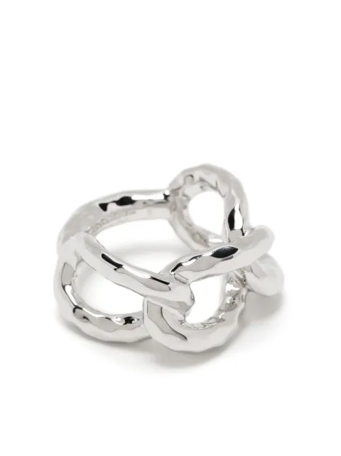 Jil Sander anillo con detalle de nudo
