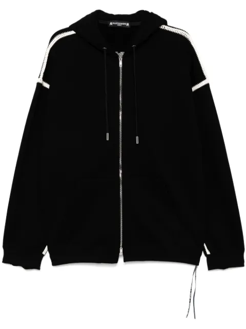 Mastermind World logo-embroidered hoodie