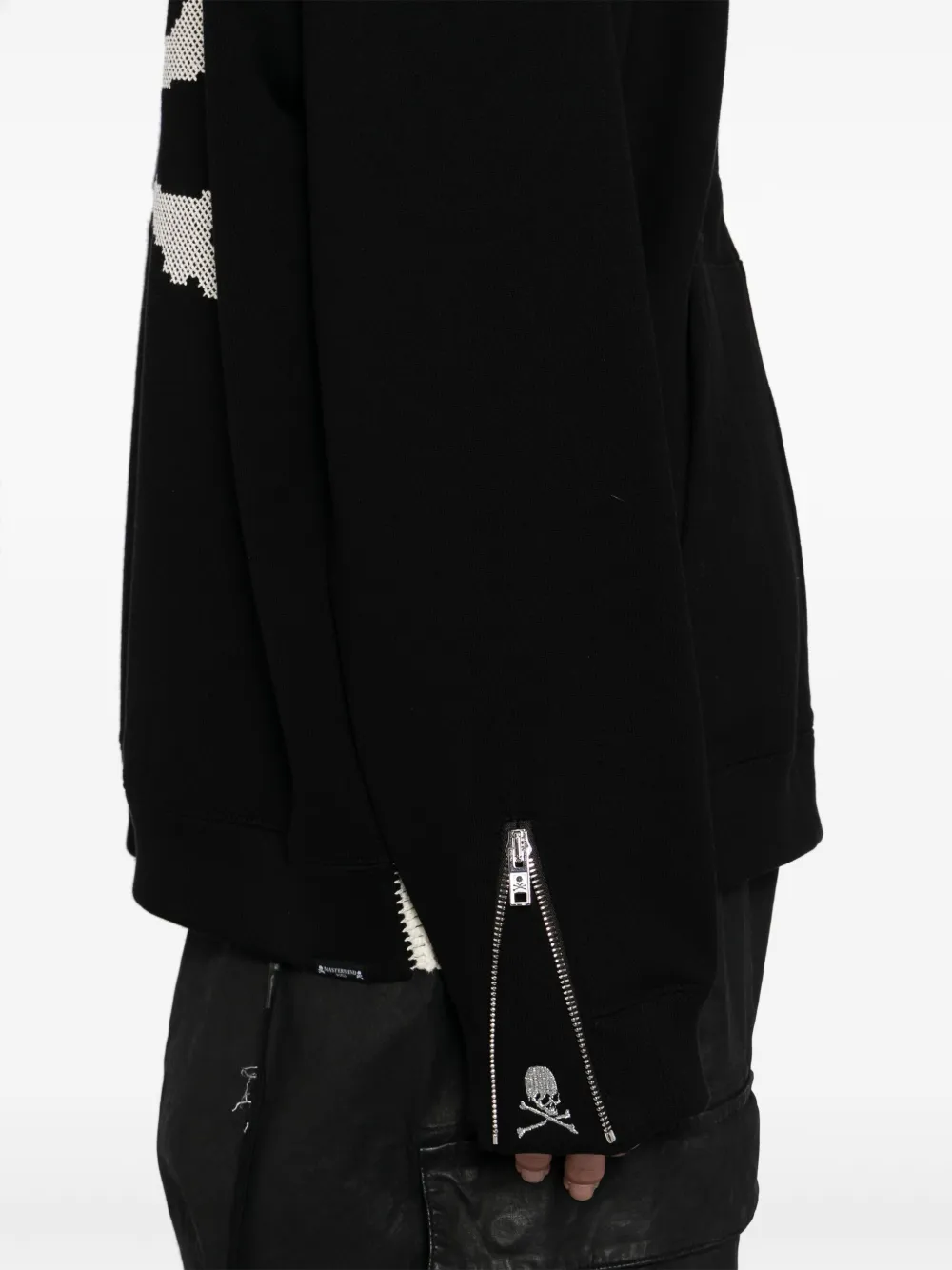 Mastermind World Hoodie met geborduurd logo Zwart