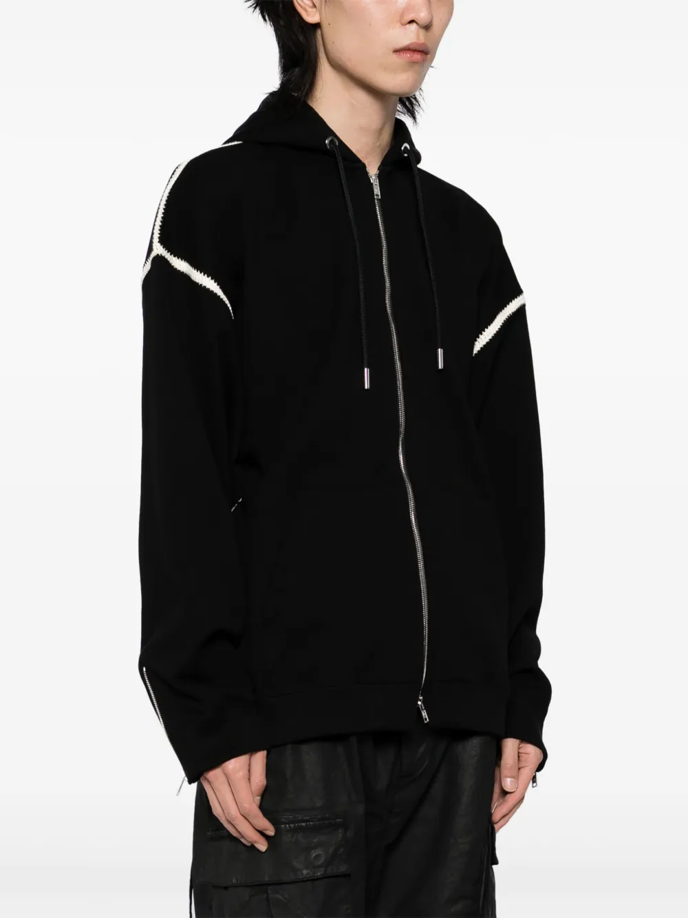 Mastermind World Hoodie met geborduurd logo Zwart