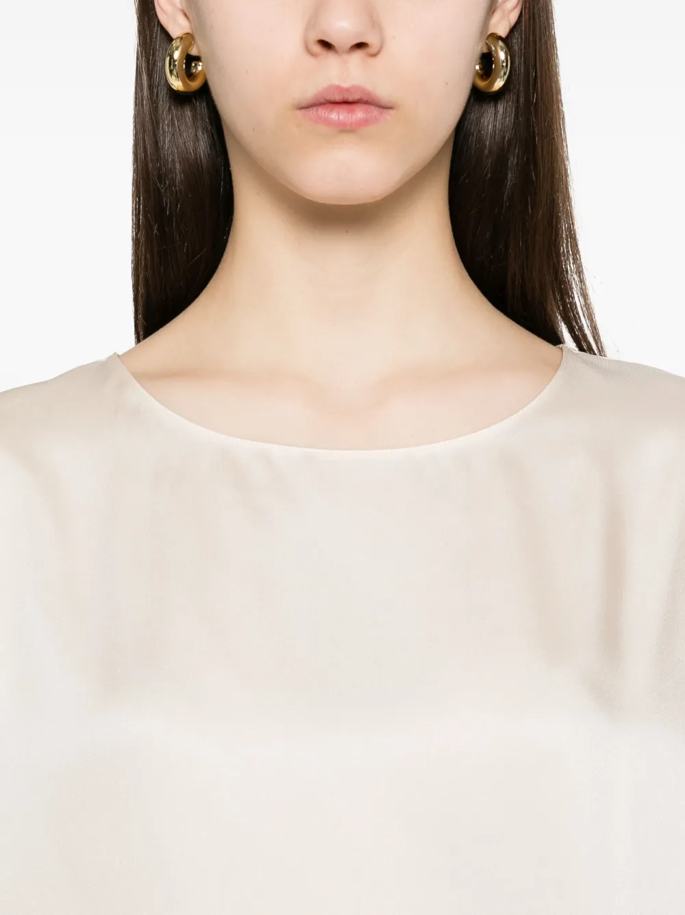 LIU JO Twill top Beige