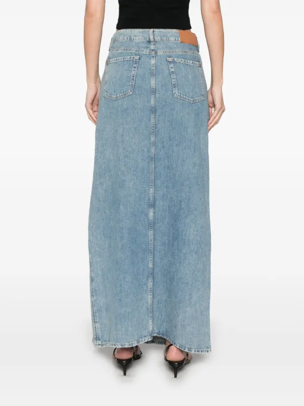 ワンピースその他   Here is the powder blue maxi denim skirt Calvin Klein Here is the powder blue maxi denim skirt