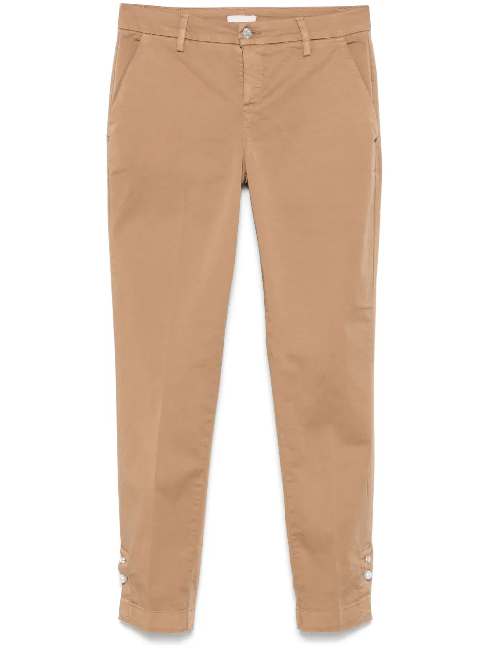LIU JO pantalon chino en coton | marron | Image 1