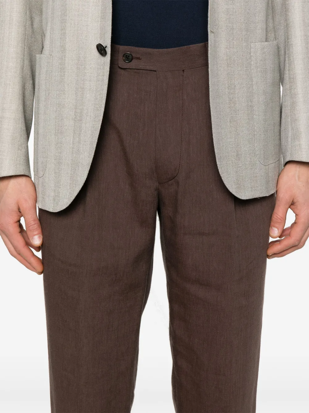 Corneliani Plooibroek Bruin
