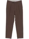 Corneliani pleated trousers - Brown