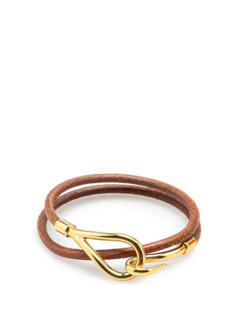 Hermès Pre-Owned 2000-2024 Gold Plated Jumbo Hook Bracelet costume bracelet