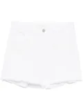 LIU JO crochet-flowers shorts - White