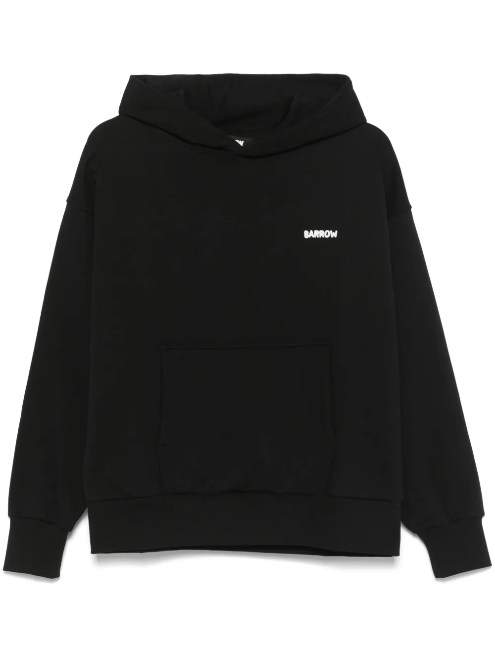 BARROW Hoodie met logoprint Zwart