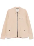 Woolrich gabardine-weave overshirt - Neutrals