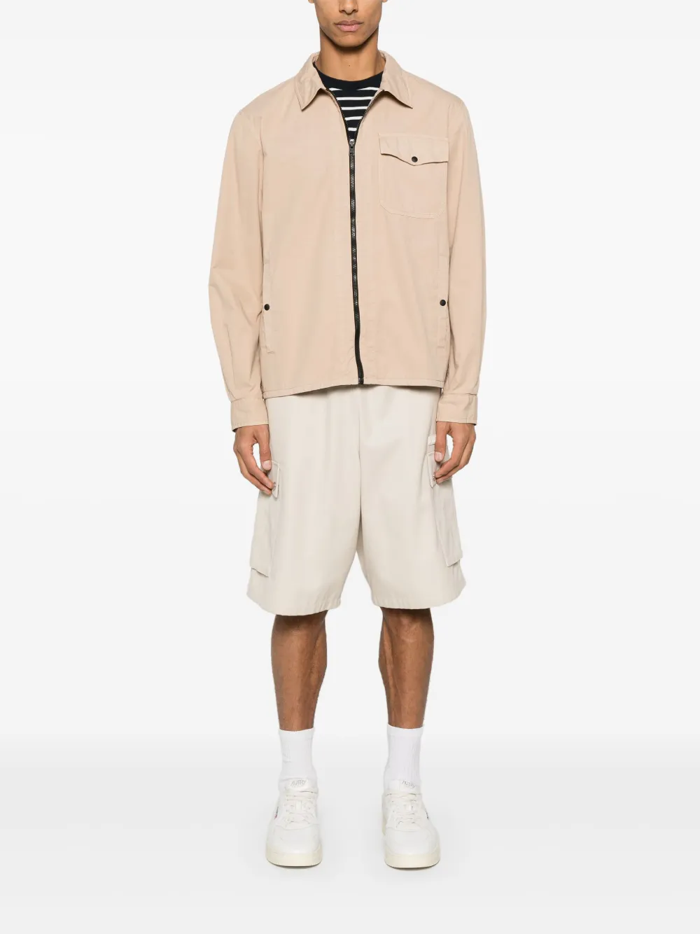 Woolrich gabardine-weave overshirt | Shirt Jackets | Image 2