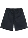 Moncler monogram-jacquard shorts - Blue