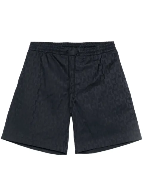 Moncler shorts con monograma en jacquard