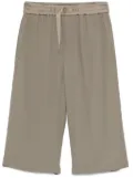 AMI Paris crepe shorts - Grey