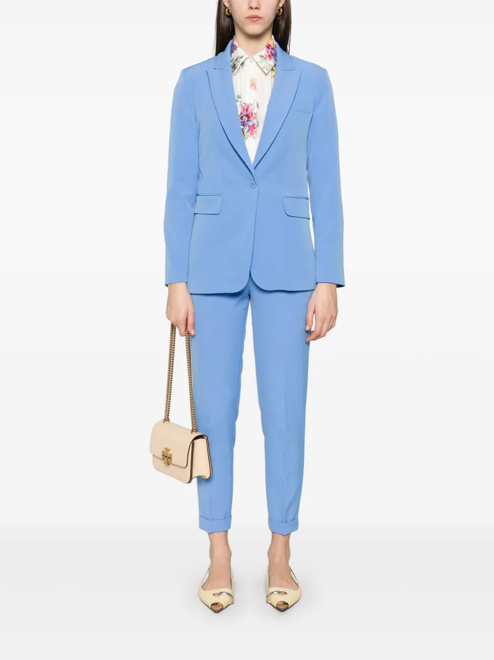 LIU JO Blazer met enkele rij knopen - Blauw