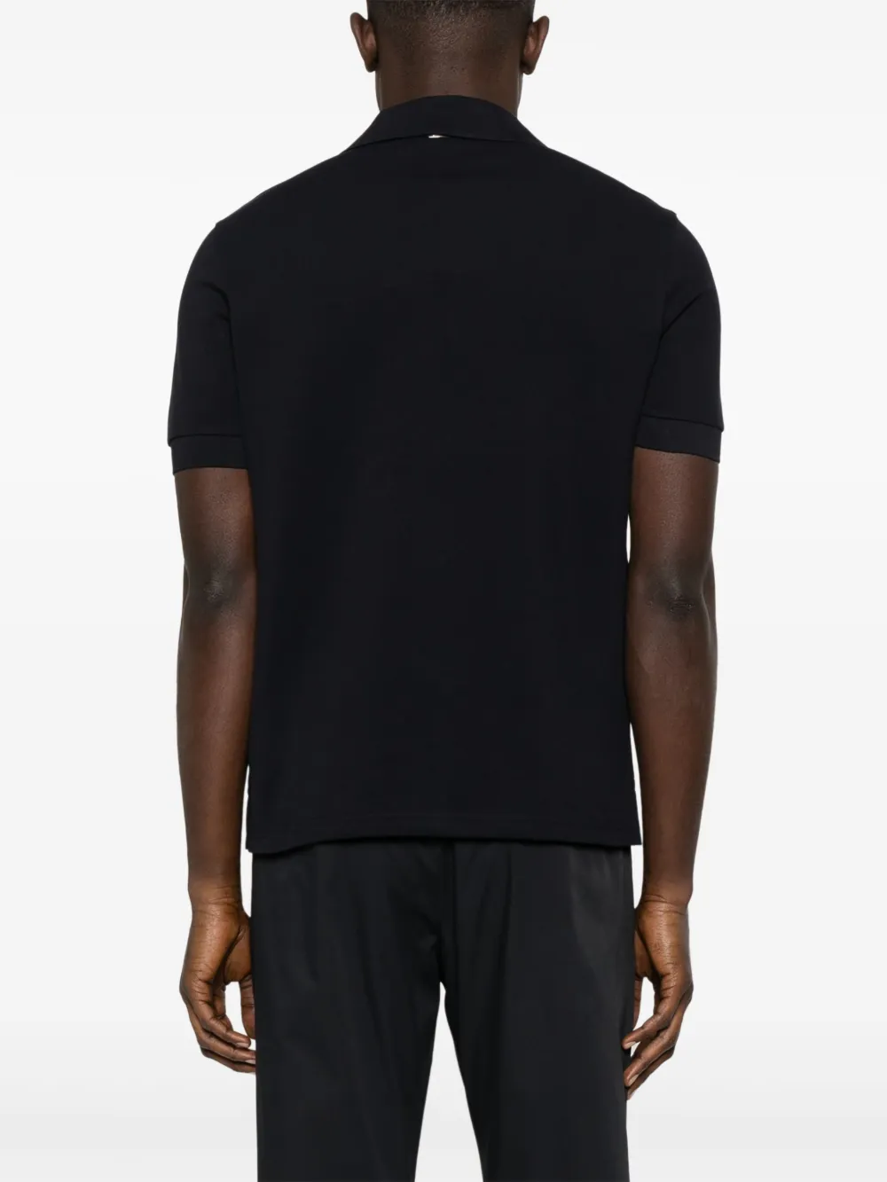 Herno Poloshirt met geborduurd logo Blauw