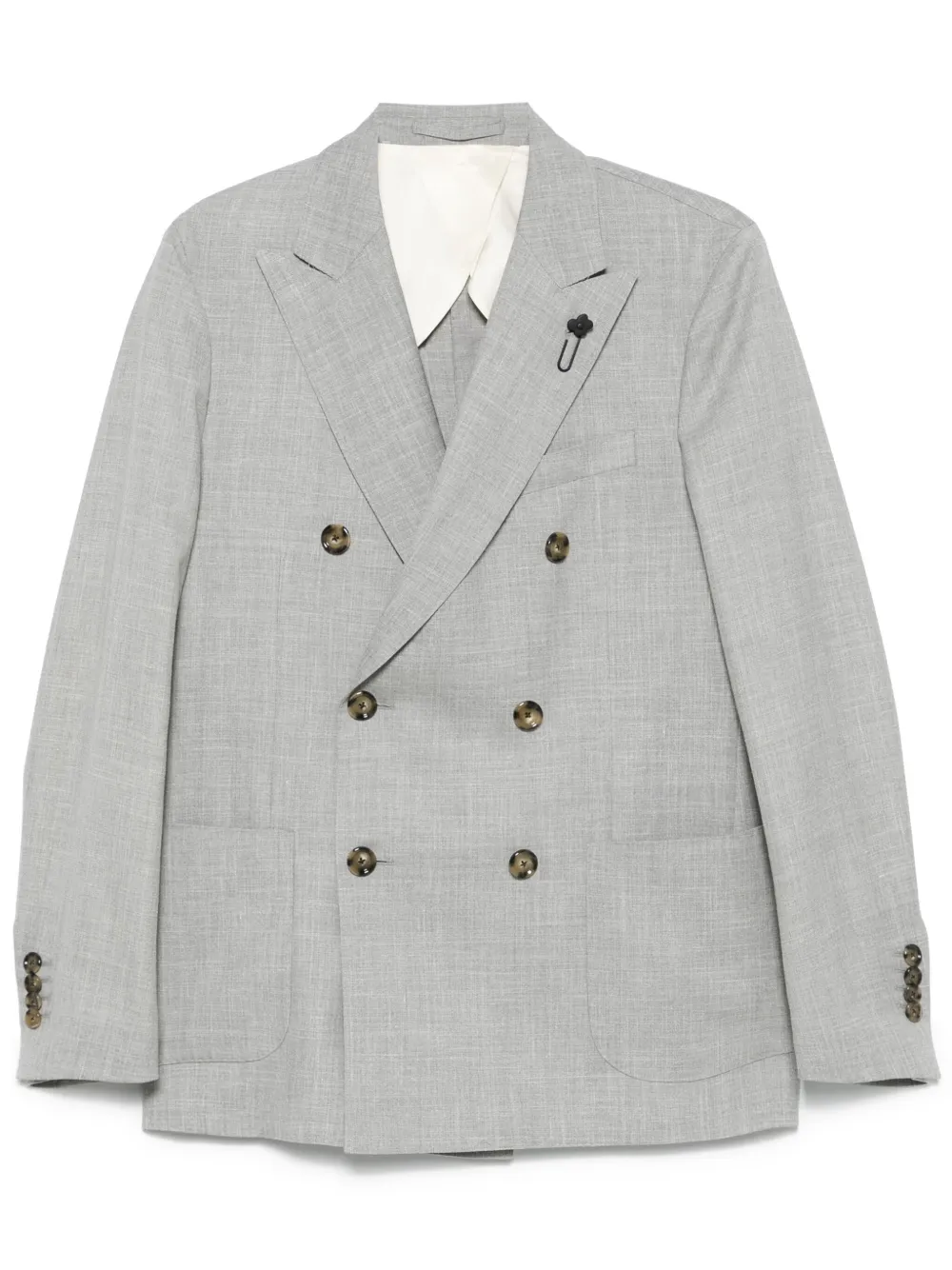 Lardini blazer con doble botonadura | gris | Image 1