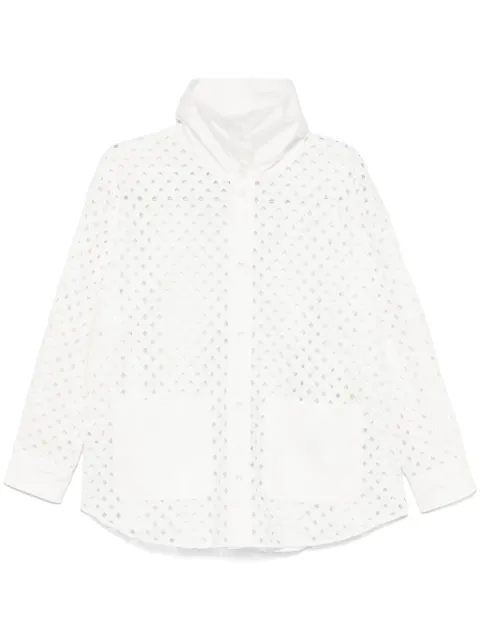 Herno camisa con diseño calado