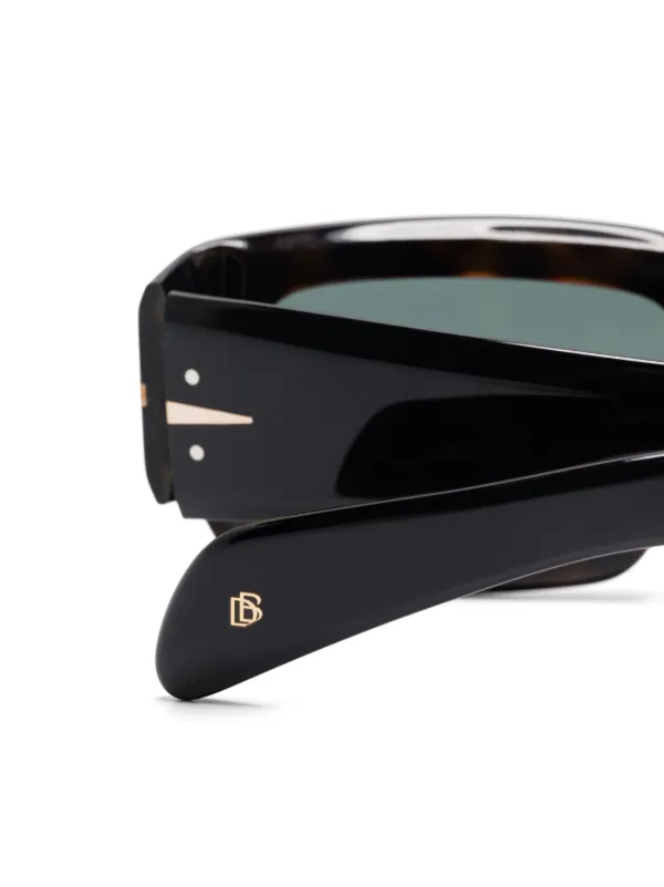 Eyewear By David Beckham スクエアフレーム サングラス | ブラック