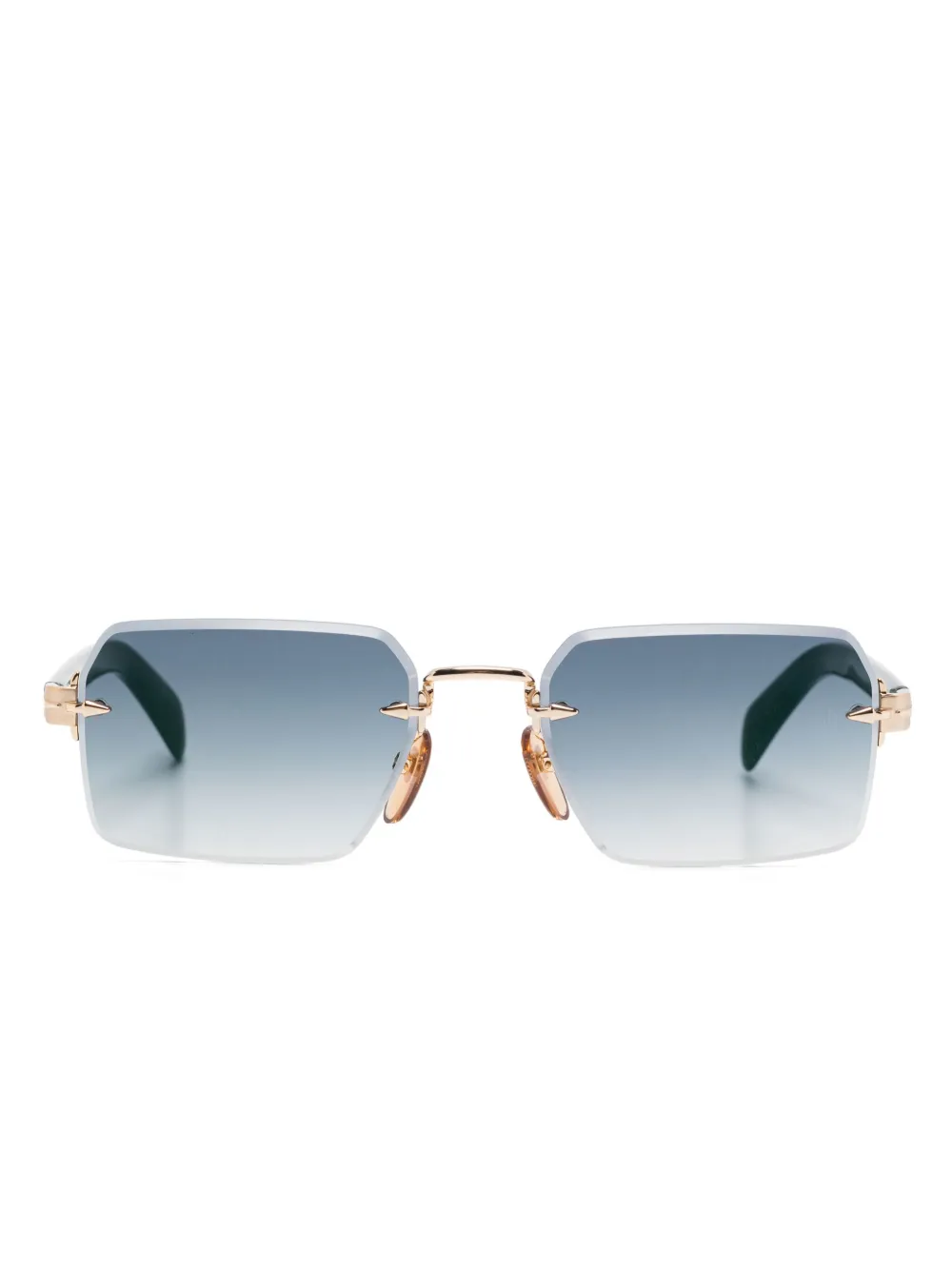 rimless sunglasses