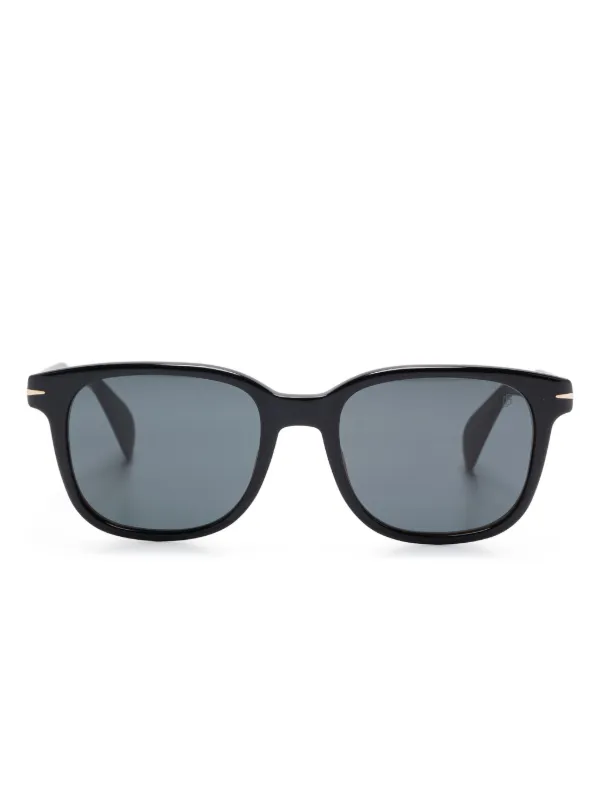 EYEWEAR by David Beckham黒フレーム スクエア サングラス Eyewear By David Beckham スクエアフレーム サングラス | ブラック