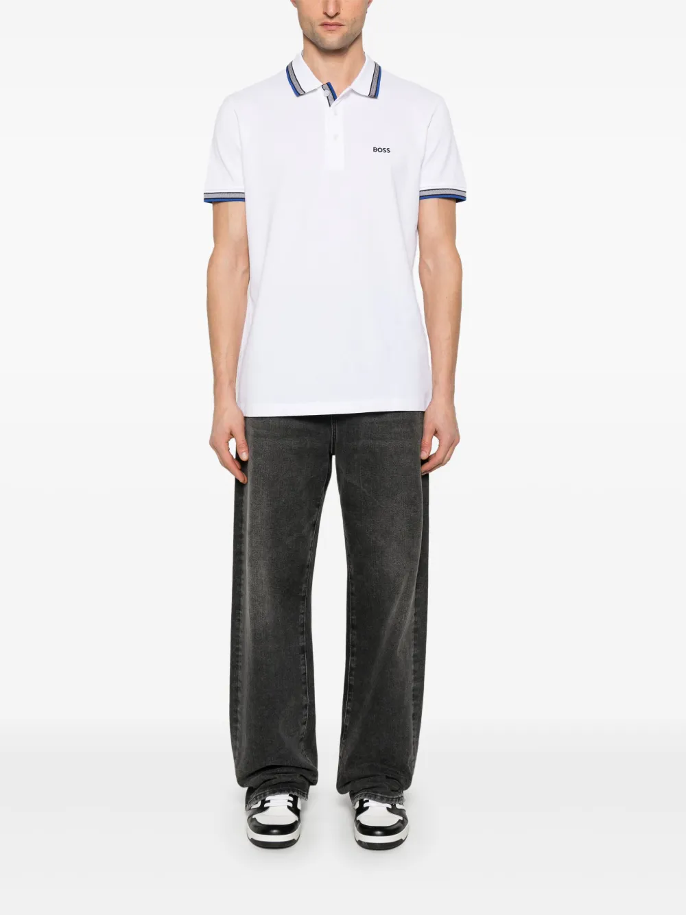 BOSS Paddy poloshirt - Wit