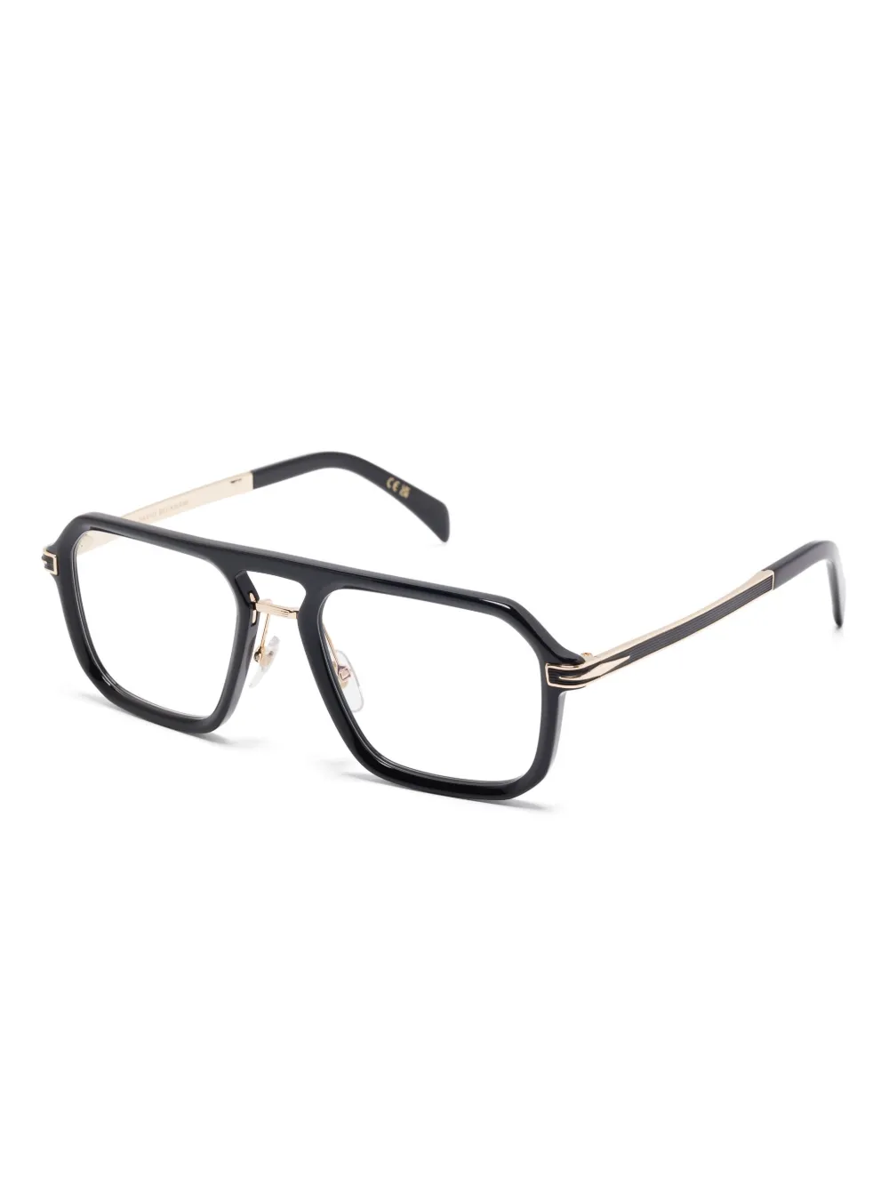 Eyewear by David Beckham Bril met piloten montuur - Zwart