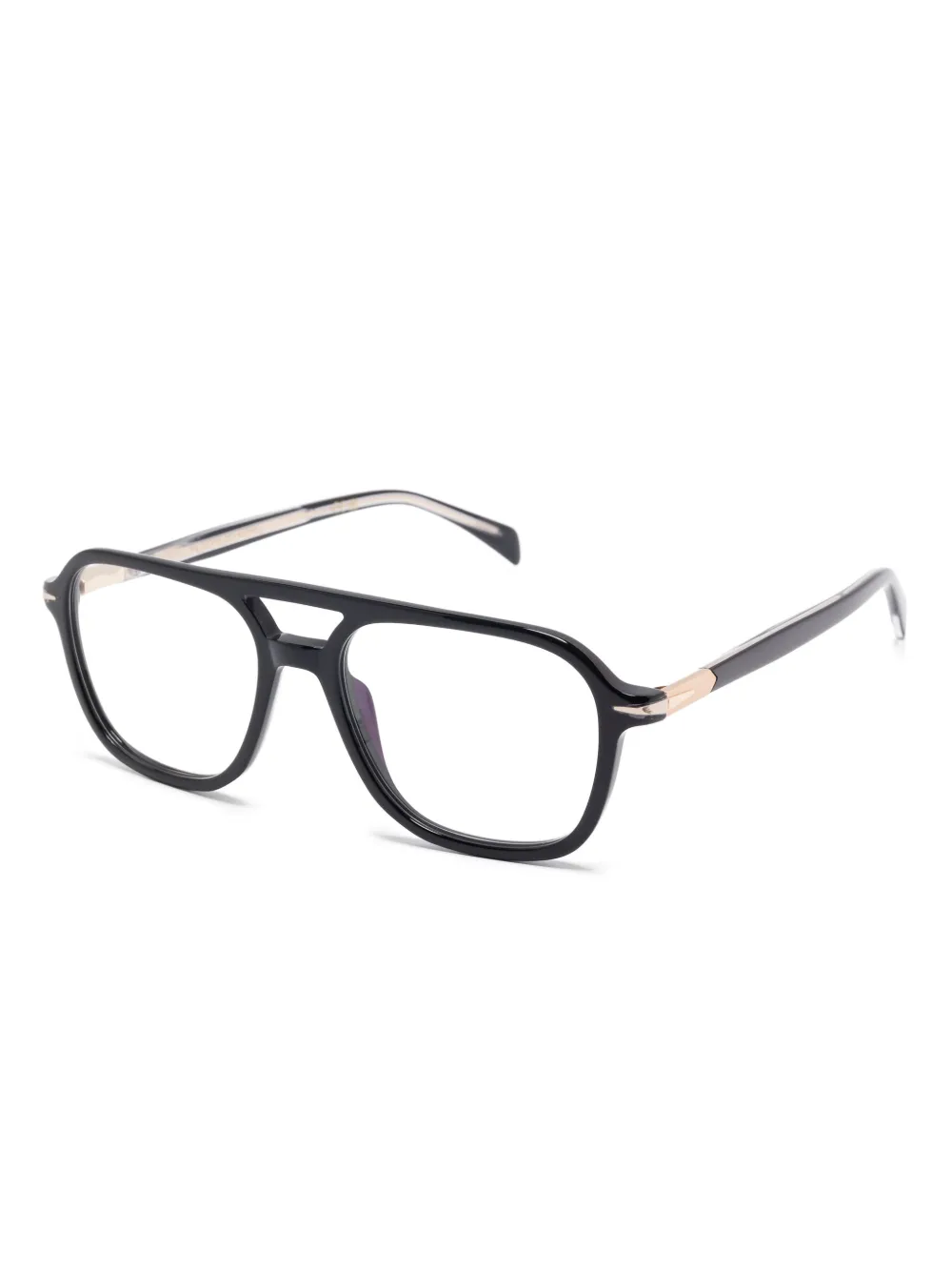 Eyewear by David Beckham Bril met piloten montuur - Zwart