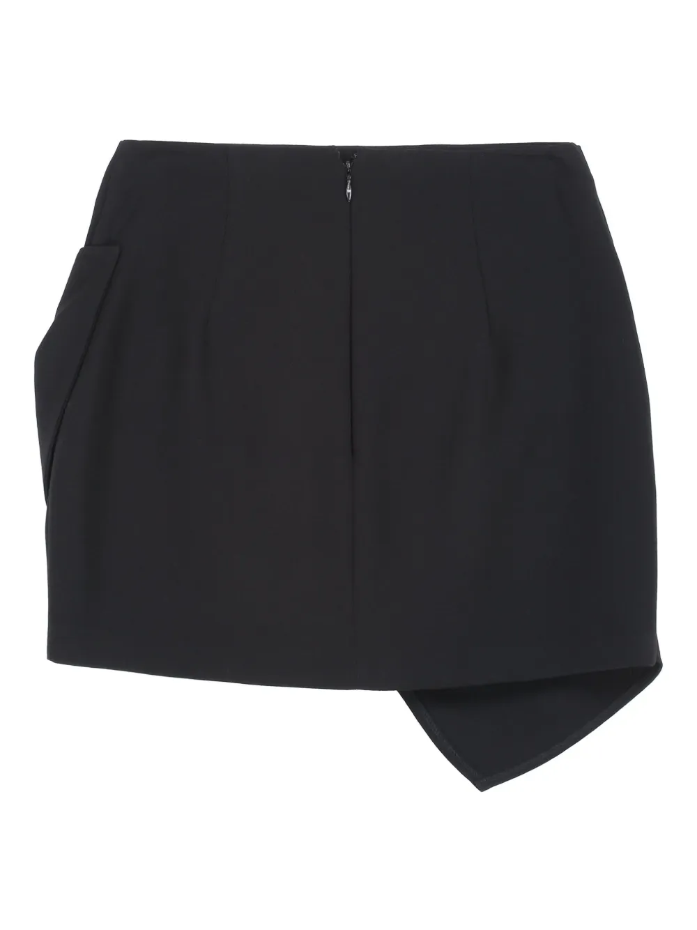 Elisabetta Franchi Crêpe mini-rok met macro strik - Zwart