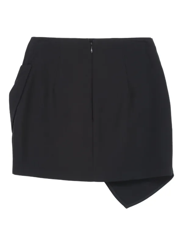 スカート ELISABETTA FRANCHI Women Skirts AM18M36E2110 Black Elisabetta Franchi zip-detail Crepe Skirt | Black | FARFETCH