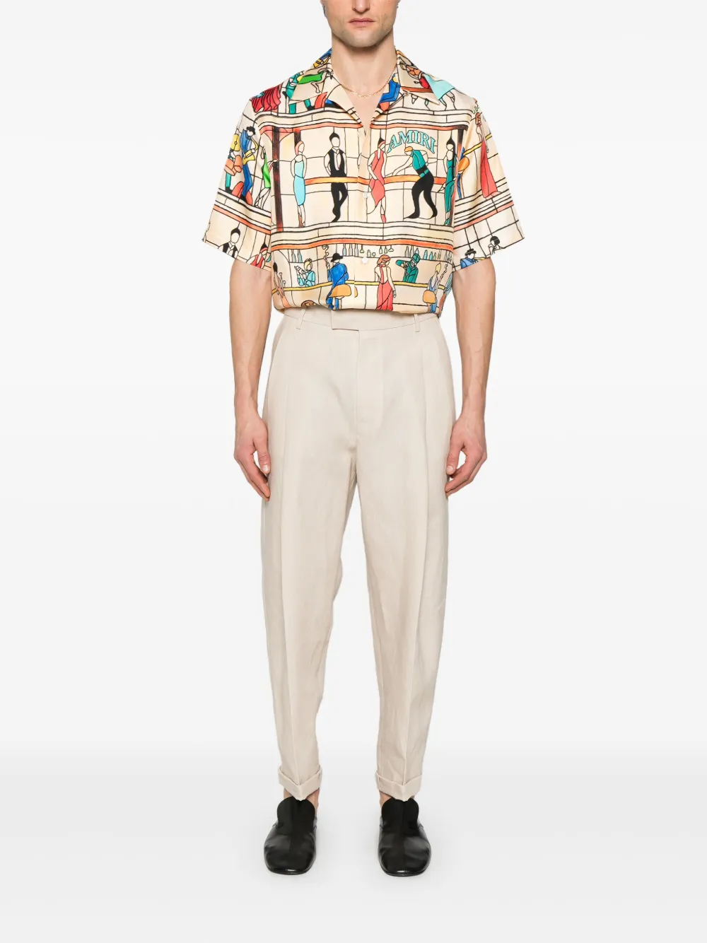 Dolce & Gabbana linen trousers - Beige