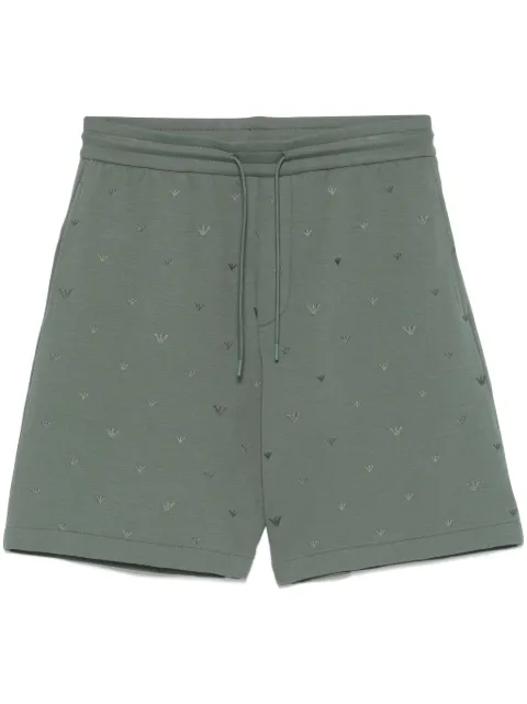 Emporio Armani logo-embroidered shorts