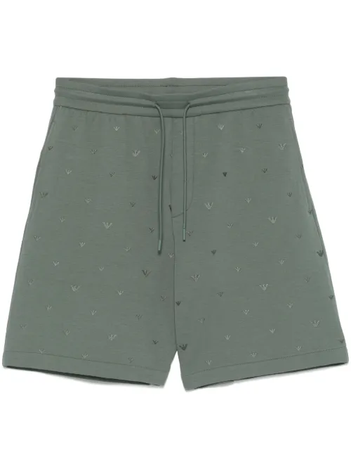 Short à logo brodé - Emporio Armani - Modalova