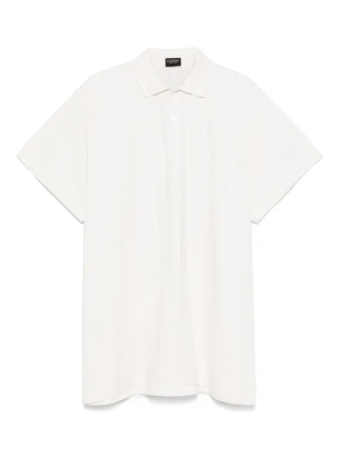 Balenciaga playera tipo polo con diseño entretejido