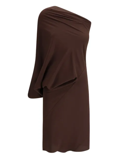 Rick Owens one-shoulder draped dress