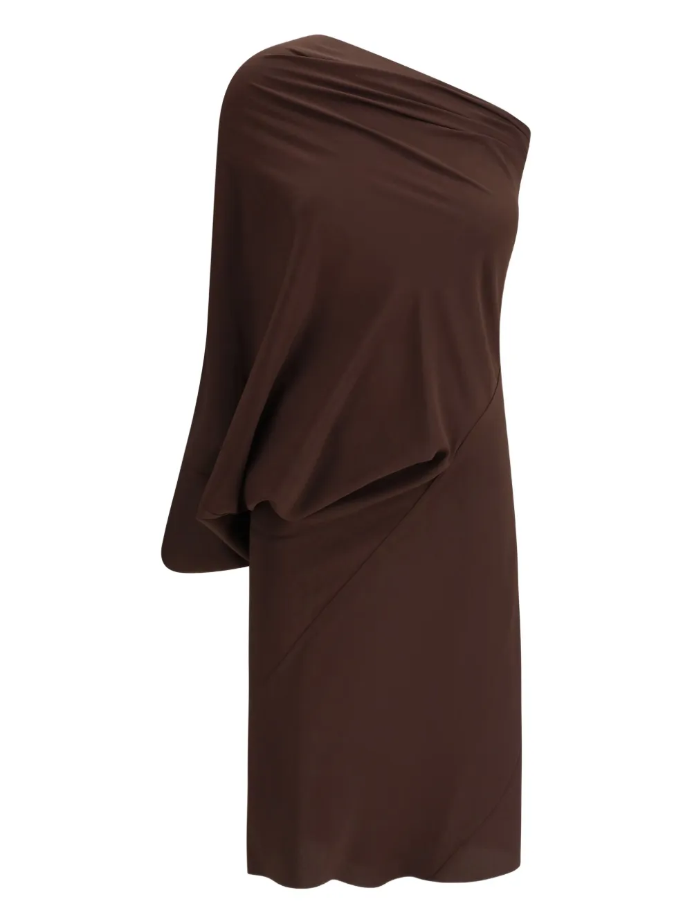 Rick Owens one-shoulder draped dress - Bruin
