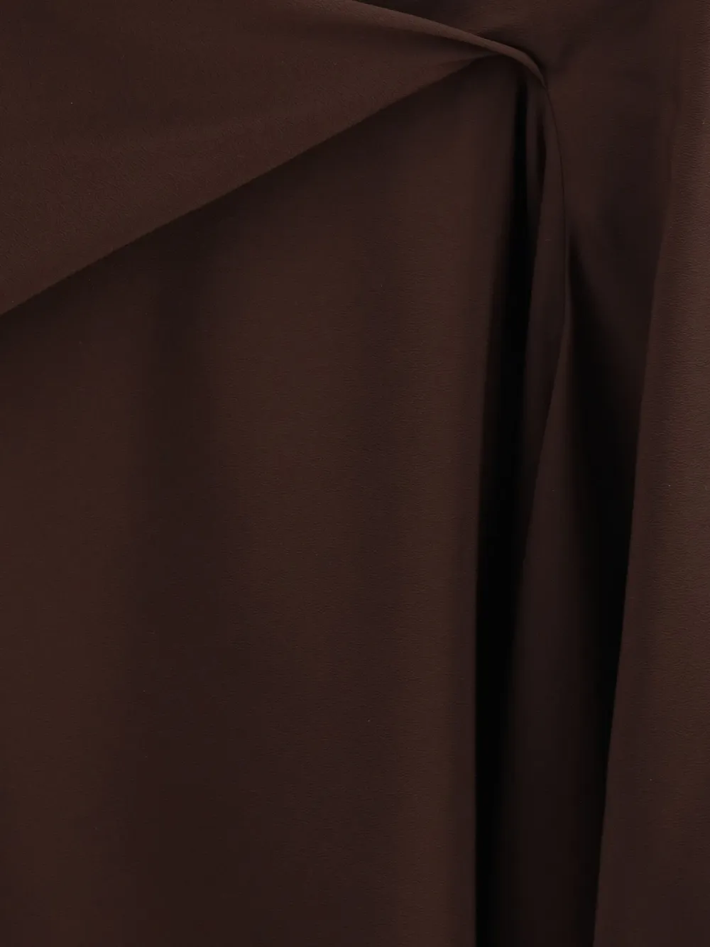 Rick Owens Gedrapeerde jurk Bruin