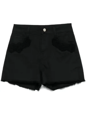 ショートパンツ LIU JO Woman Short Black WA5441T4282 22222 8056255896754---
