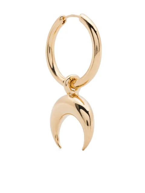 Marine Serre Moon hoop earrings