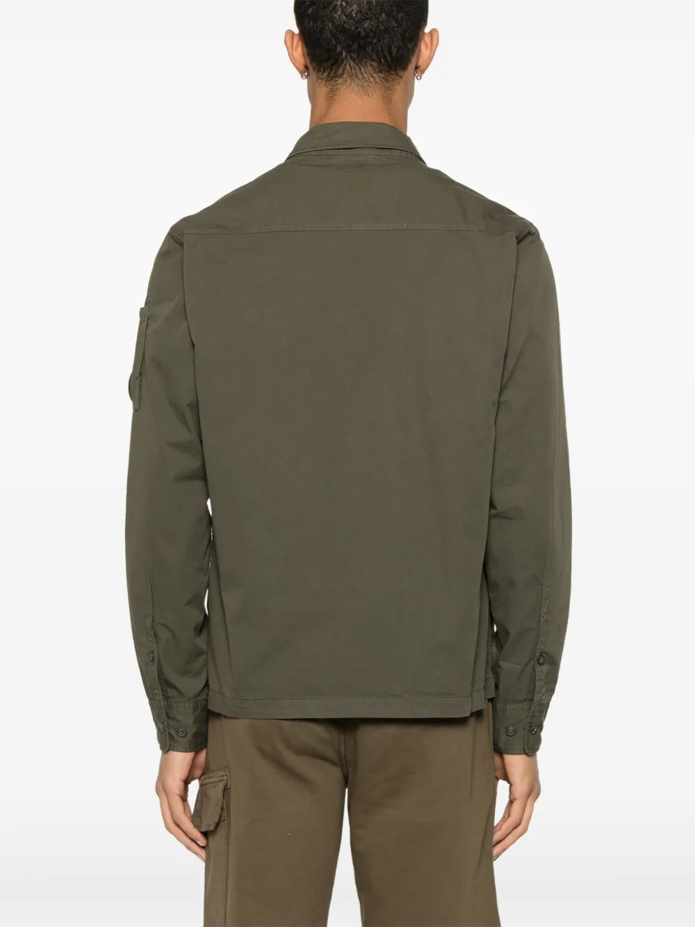 C.P. Company Shirtjack met rits Groen