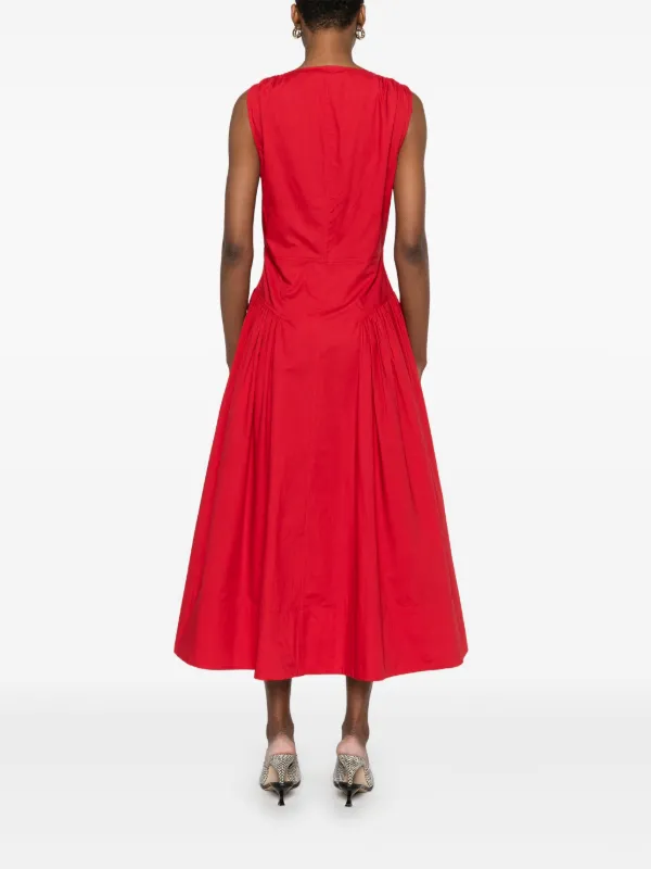 ワンピース Proenza Schooler Midi Dress Proenza Schouler Clayton Midi Dress | Red | FARFETCH