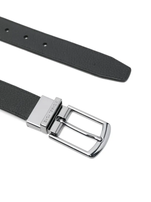 Michael Kors Leather Belt Black FARFETCH IN