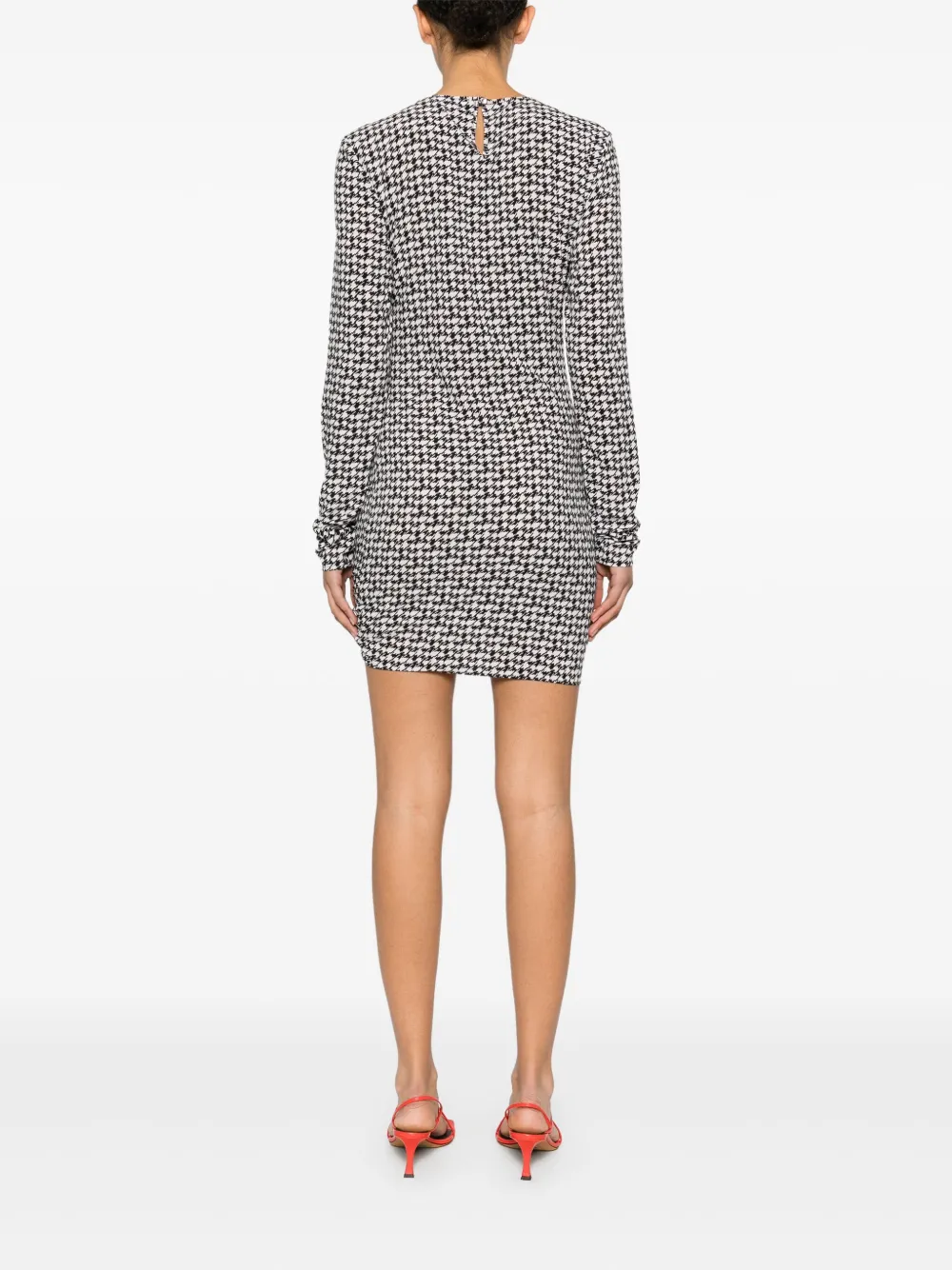 PATRIZIA PEPE GRAPHIC-PRINT MINI DRESS 