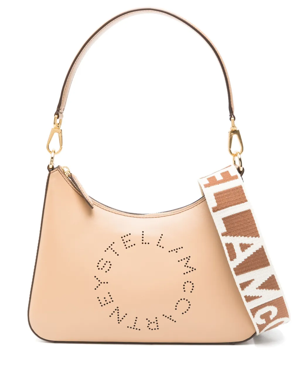 Stella McCartney ロゴ ショルダーバッグ - ニュートラル Stella McCartney ロゴ ショルダーバッグ - ニュートラル