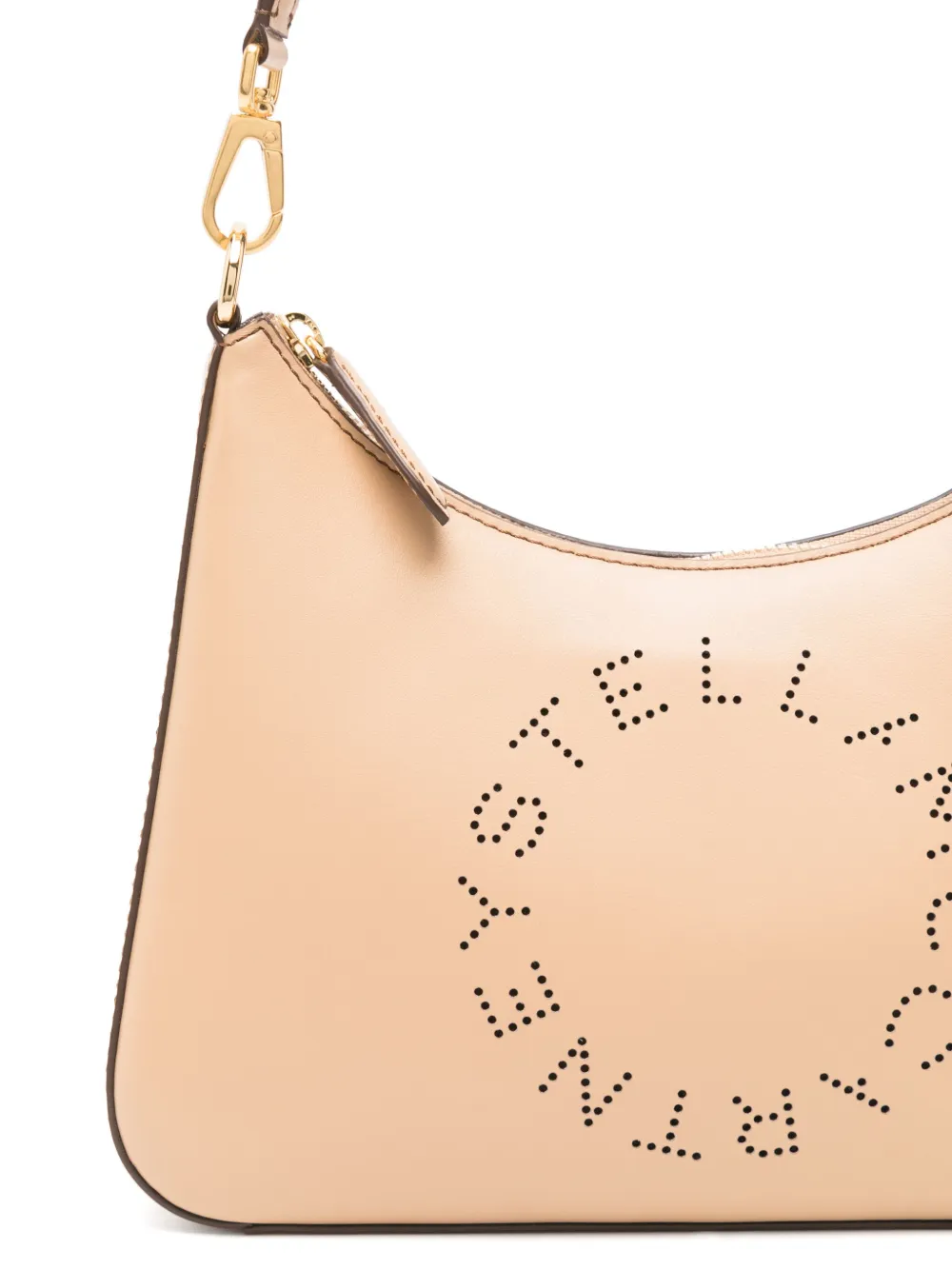 Stella McCartney Crossbodytas met logo Beige