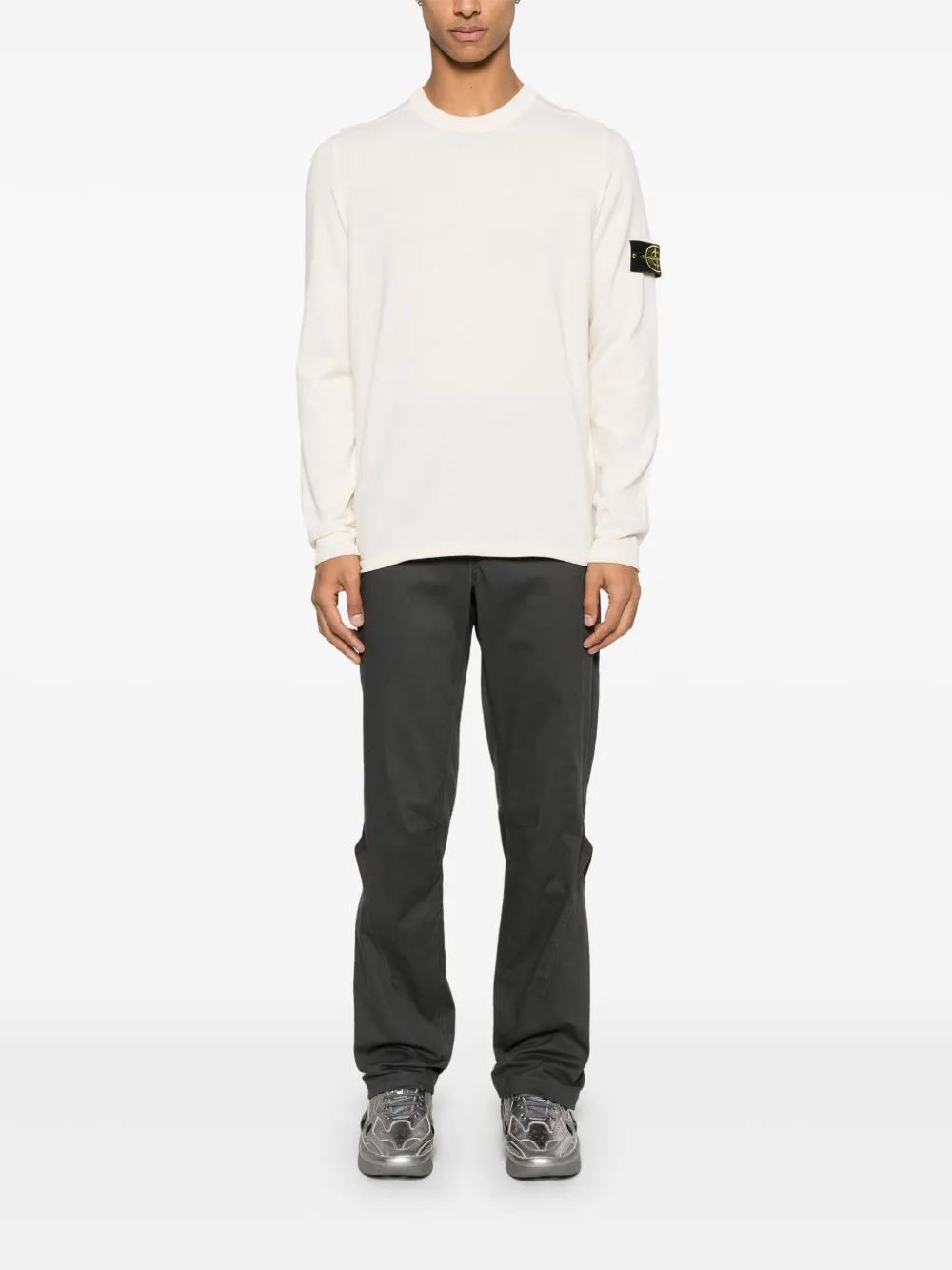 Stone Island Compass-badge sweater - Beige