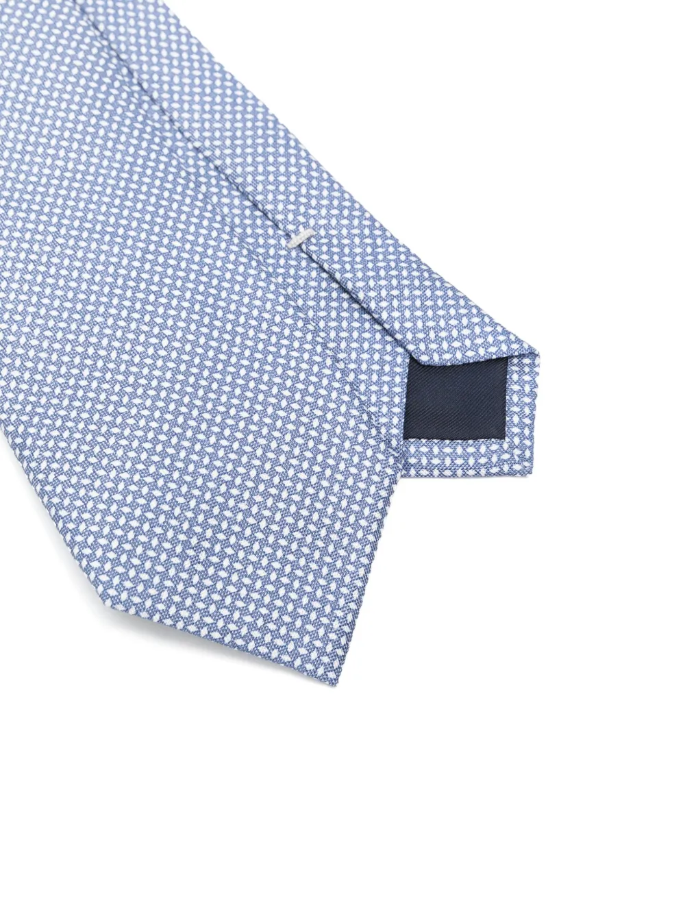 Corneliani Stropdas met jacquard - Blauw