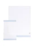 Il Gufo logo-embroidered sheet (115cm x 85cm) - White