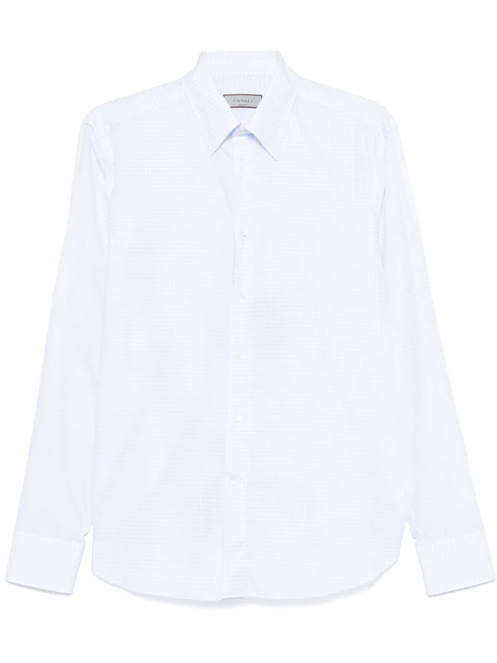 Canali check-pattern shirt | Blue | Image 1