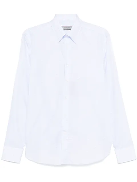 Canali check-pattern shirt 