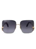 Roberto Cavalli square-frame sunglasses - Gold